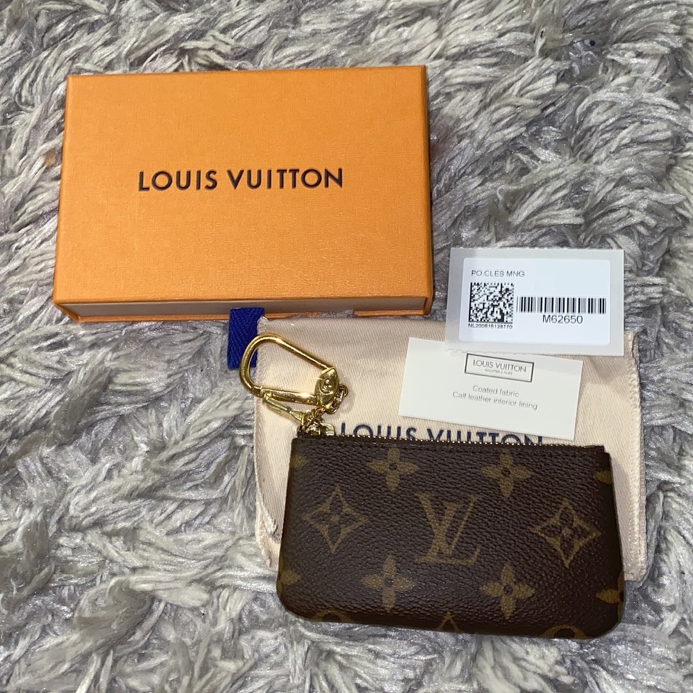 Authentic Louis Vuitton Key Pouch in Monogram